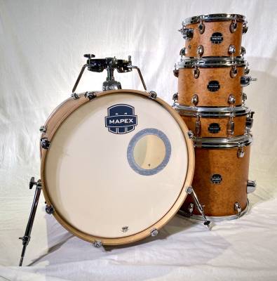 Storm 5pc Drum Kit 10,12,16,22,Snare w/Hardware - Woodgrain